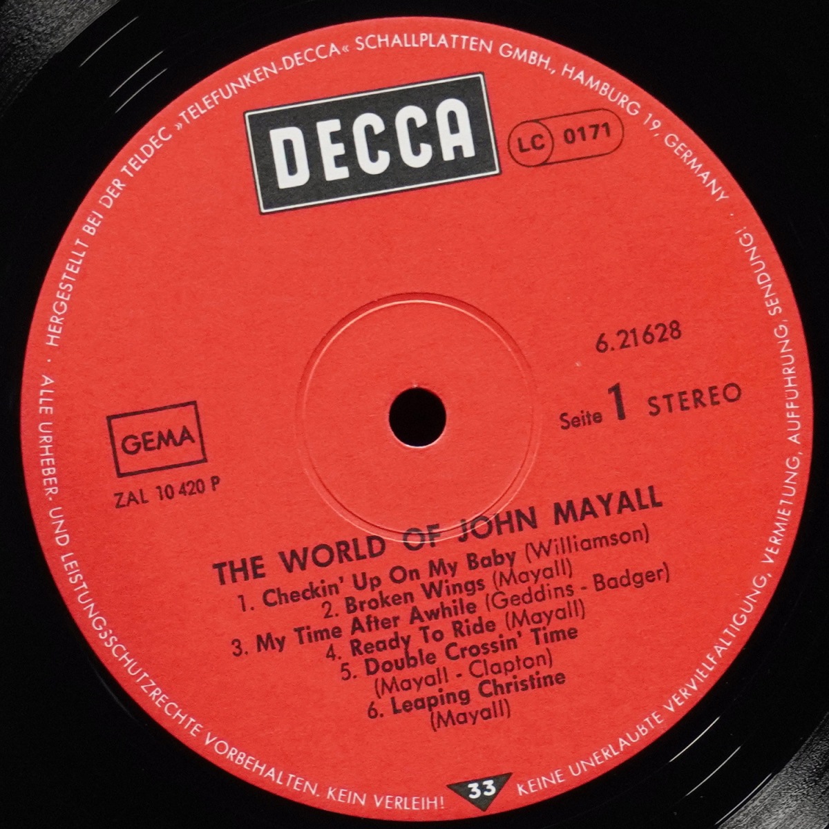 LP John Mayall — World Of John Mayall Vol.2 фото 2