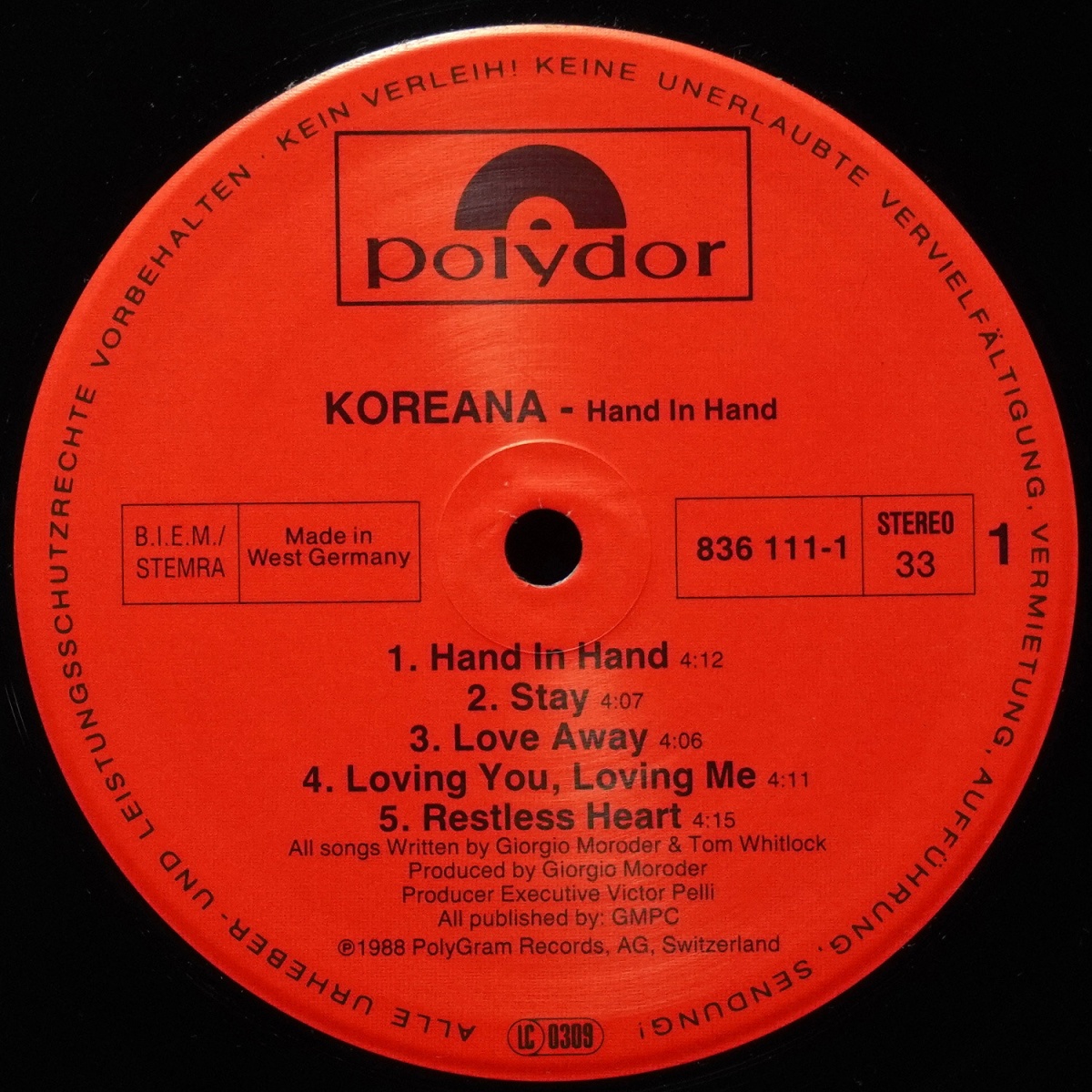LP Koreana — Hand In Hand фото 2