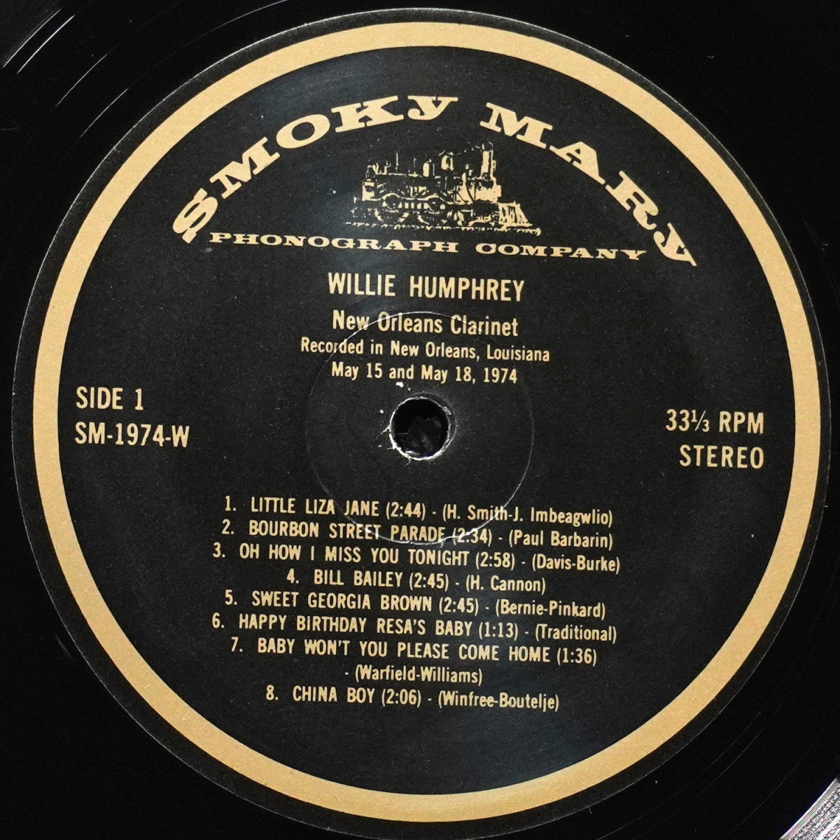 LP Willie Humphrey — New Orleans Clarinet фото 2