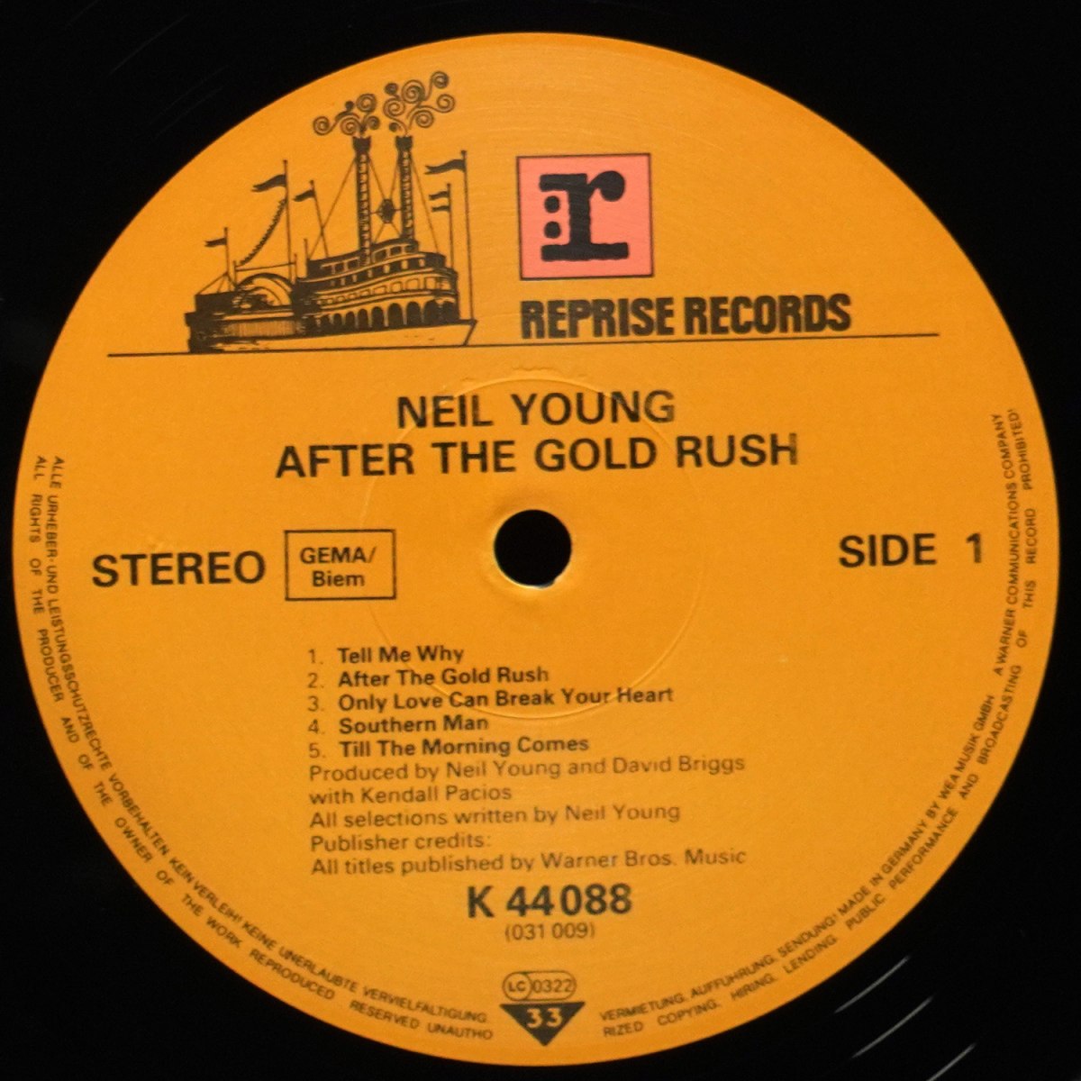 LP Neil Young — After The Gold Rush фото 2