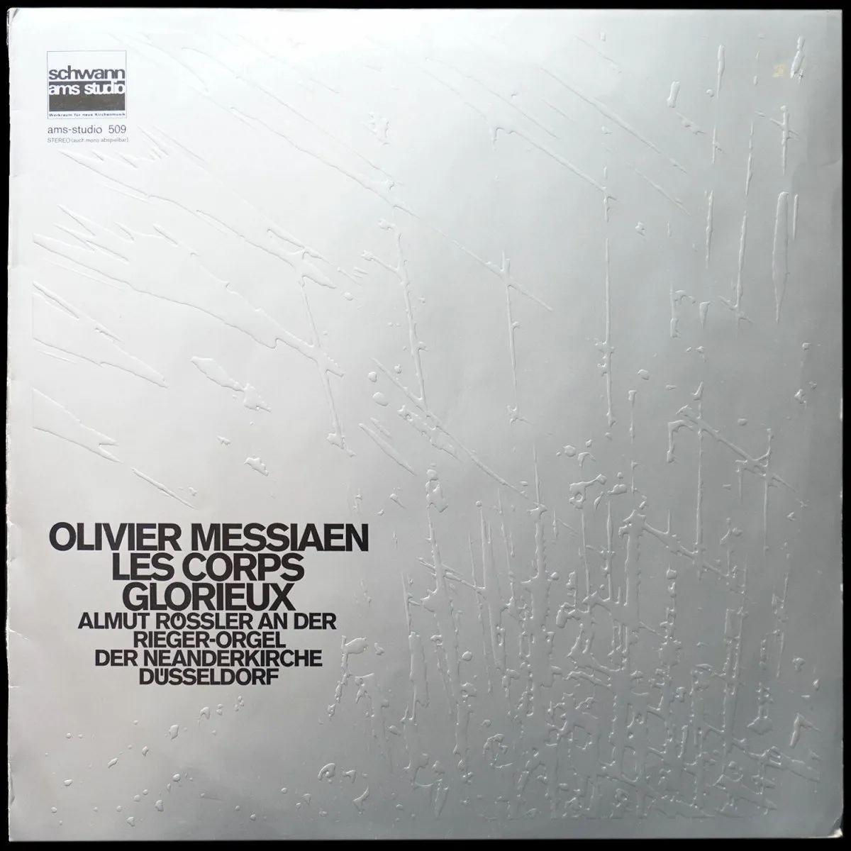 LP Almut Rossler — O. Messiaen: Les Corps Glorieux фото
