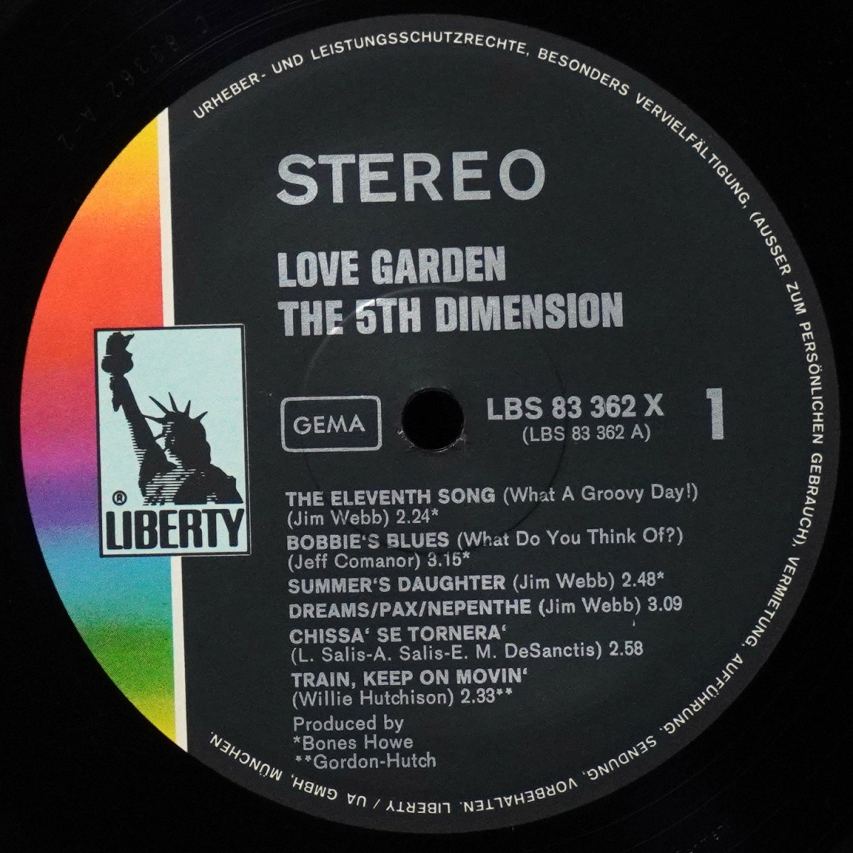 LP Fifth Dimension — Love Garden фото 2