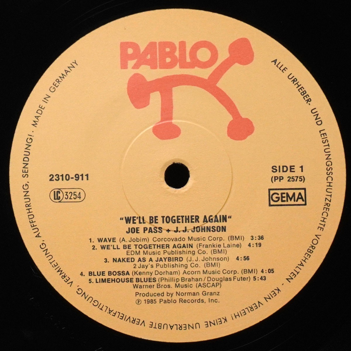 LP Joe Pass — We'll Be Together Again фото 3