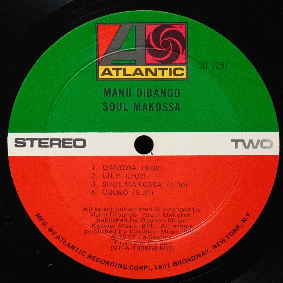 LP Manu Dibango — Soul Makossa фото 4