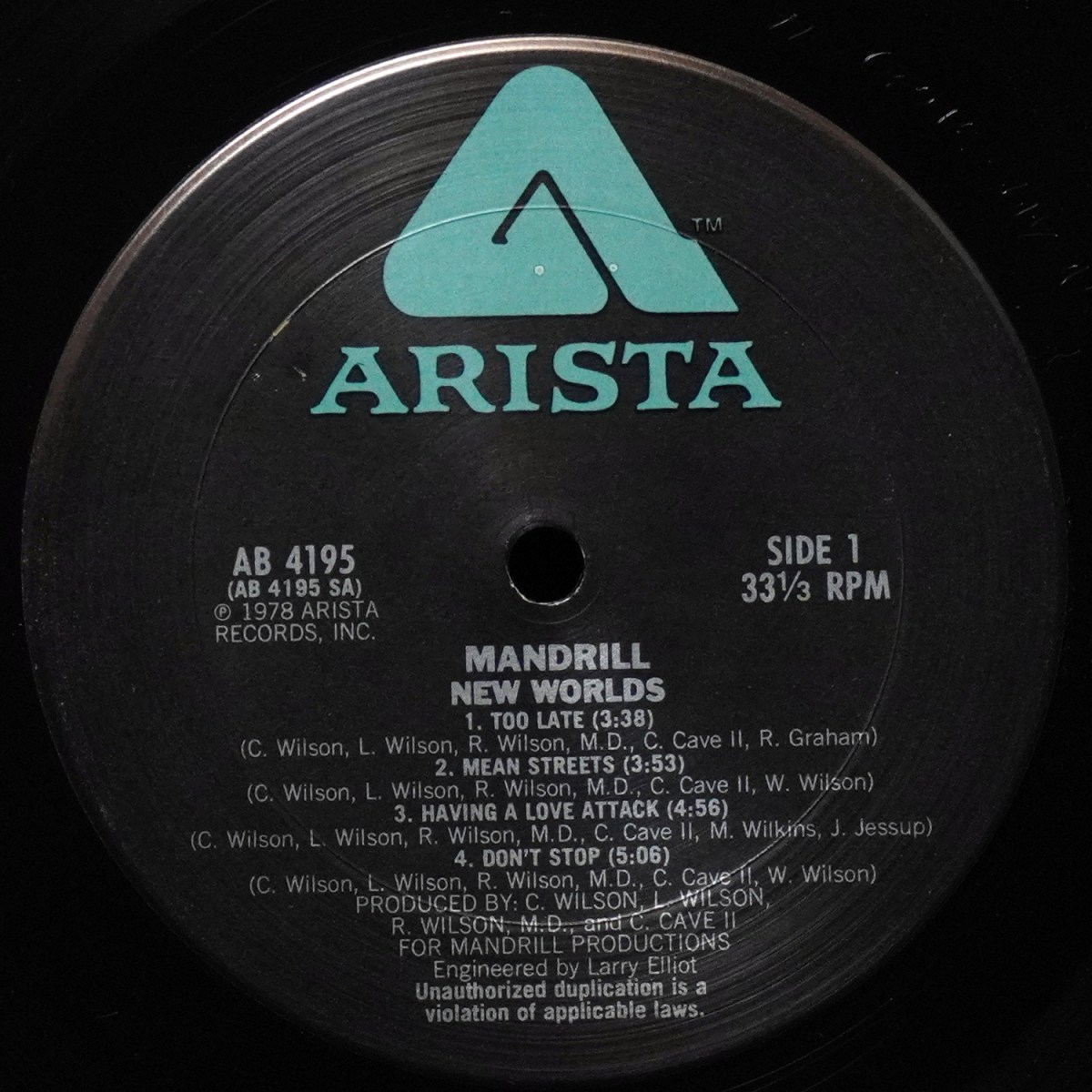 LP Mandrill — New Worlds фото 3