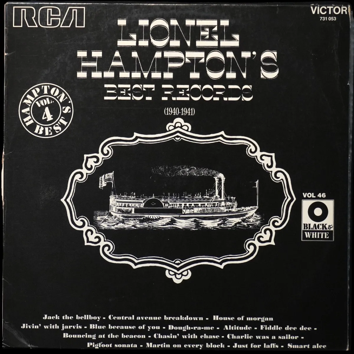 LP Lionel Hampton — Lionel Hampton's Best Records (1940-1941) Volume 4 (моно) фото