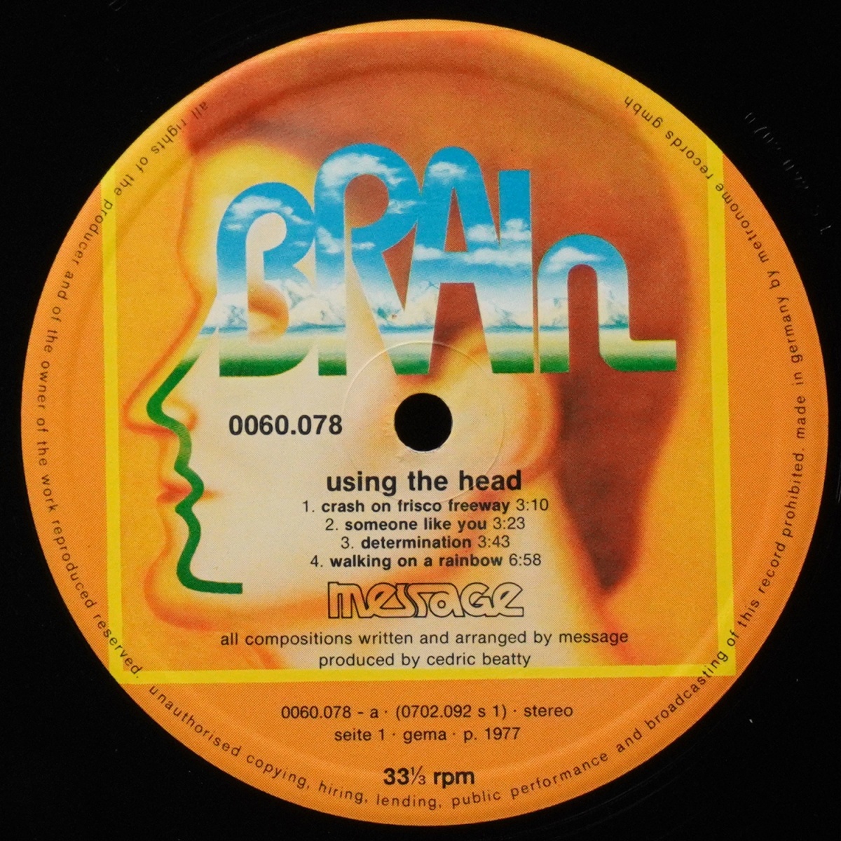 LP Message — Using The Head фото 3