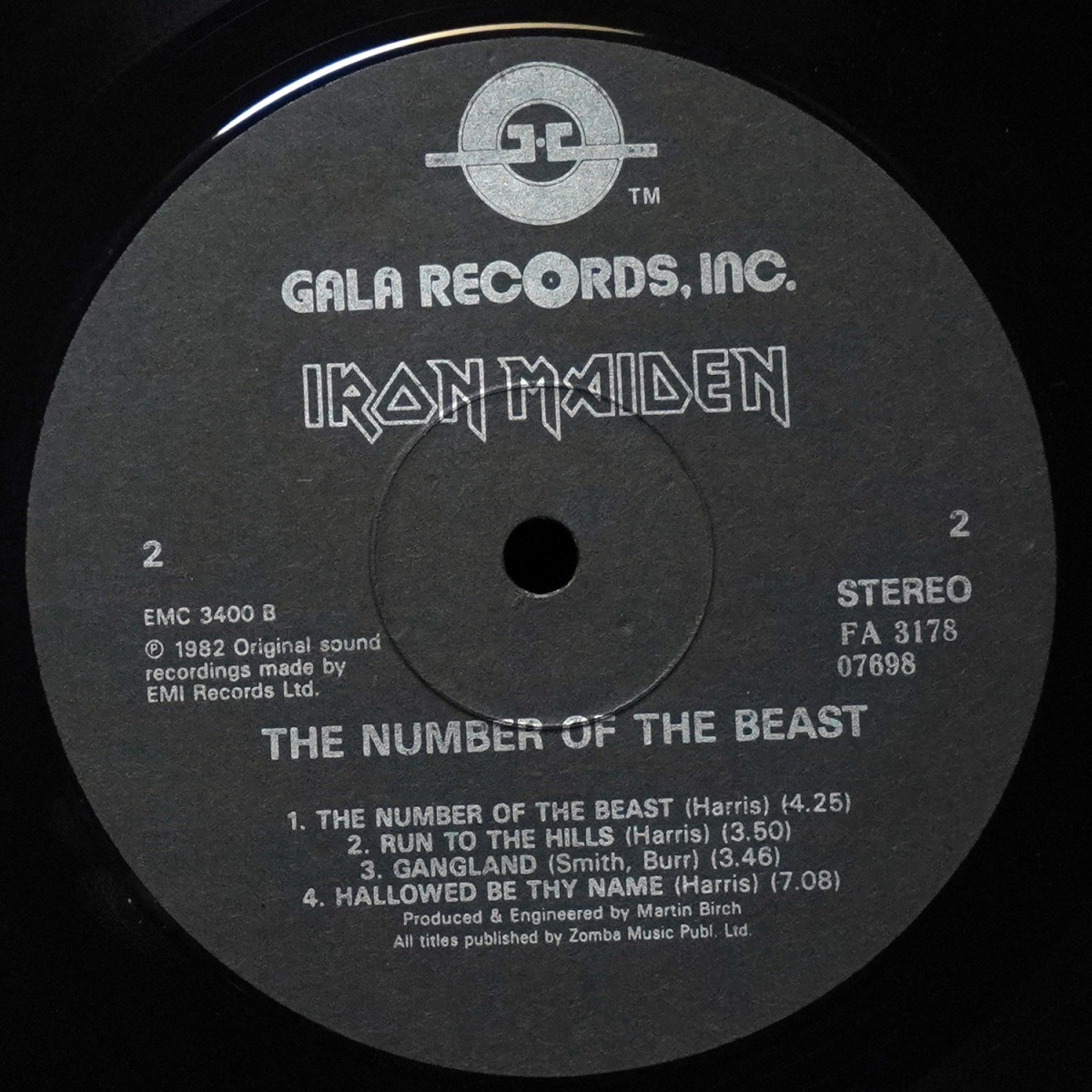 LP Iron Maiden — Number Of The Beast фото 4