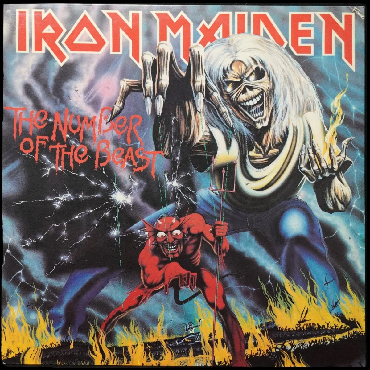 LP Iron Maiden — Number Of The Beast фото