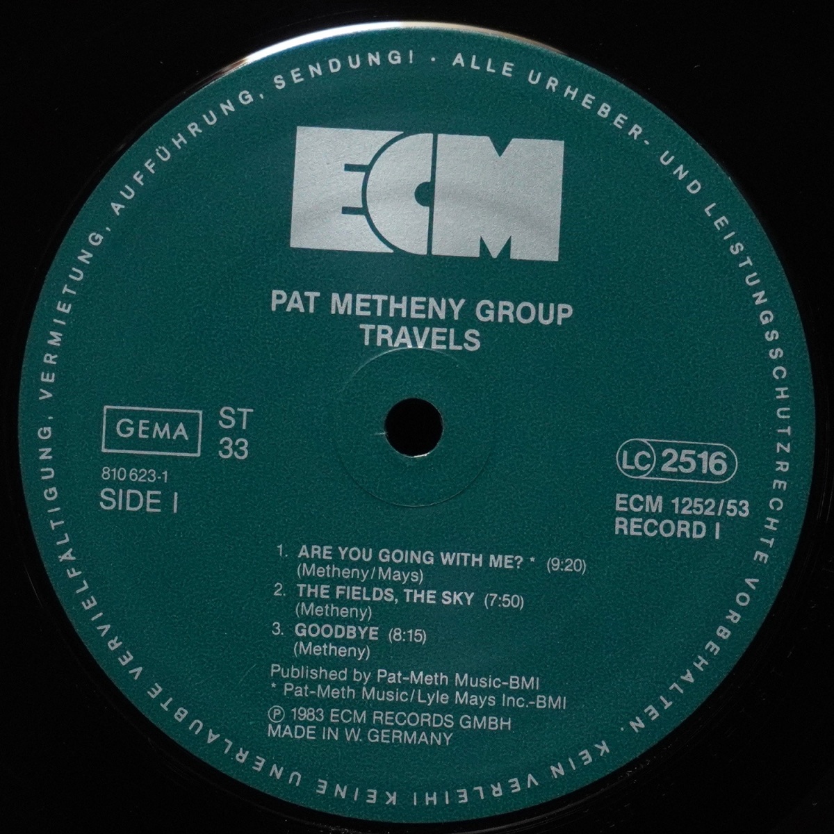 LP Pat Metheny Group — Travels (2LP) фото 3
