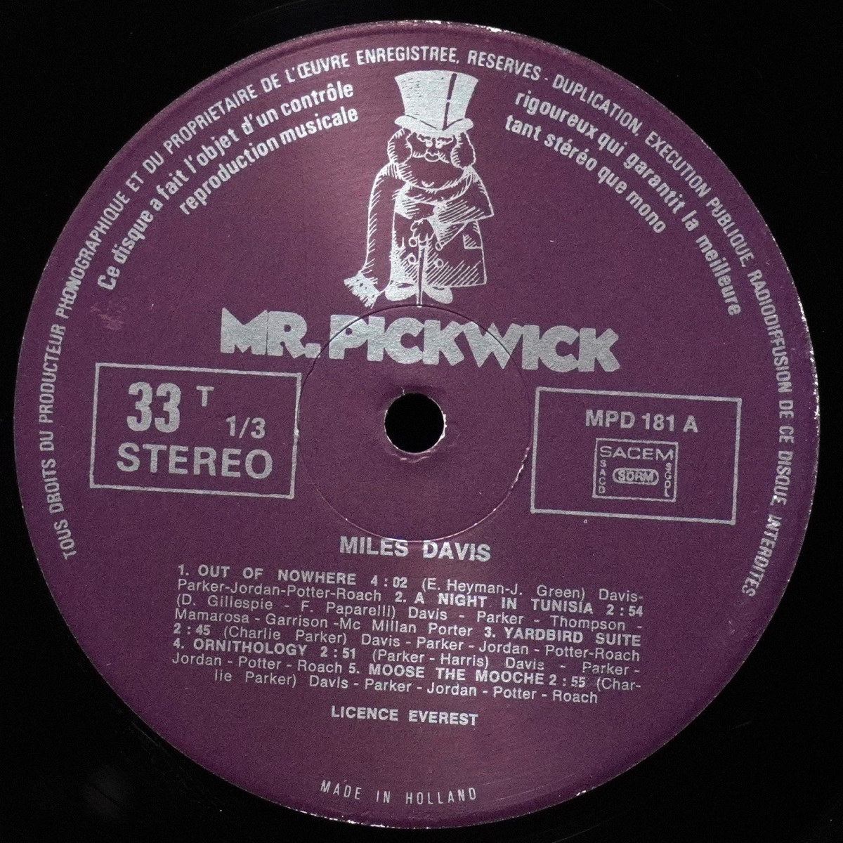 LP Miles Davis — Jazz Anthology / Vol. 2 фото 2