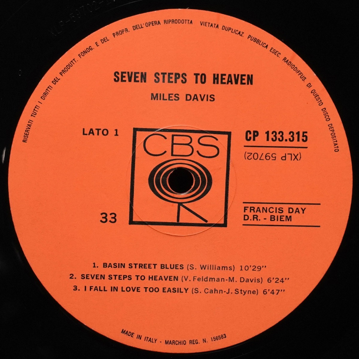 LP Miles Davis — Seven Steps To Heaven (моно) фото 3