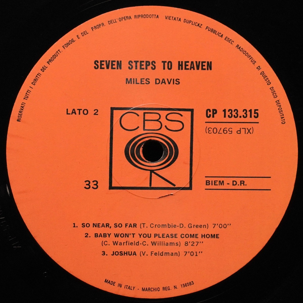 LP Miles Davis — Seven Steps To Heaven (моно) фото 4