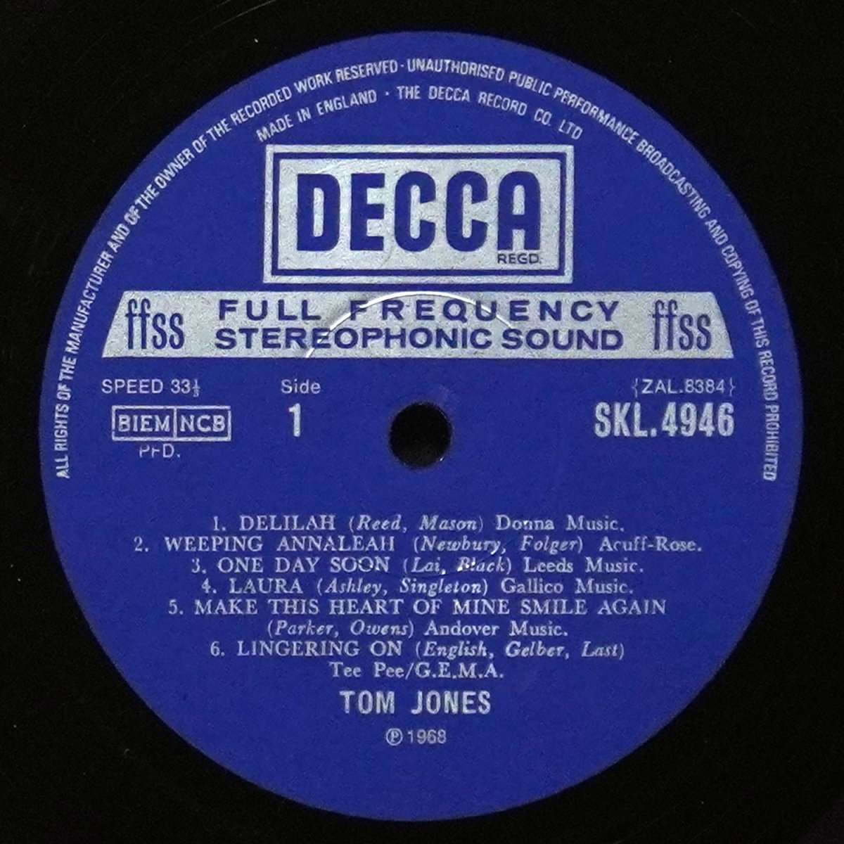 LP Tom Jones — Delilah фото 3