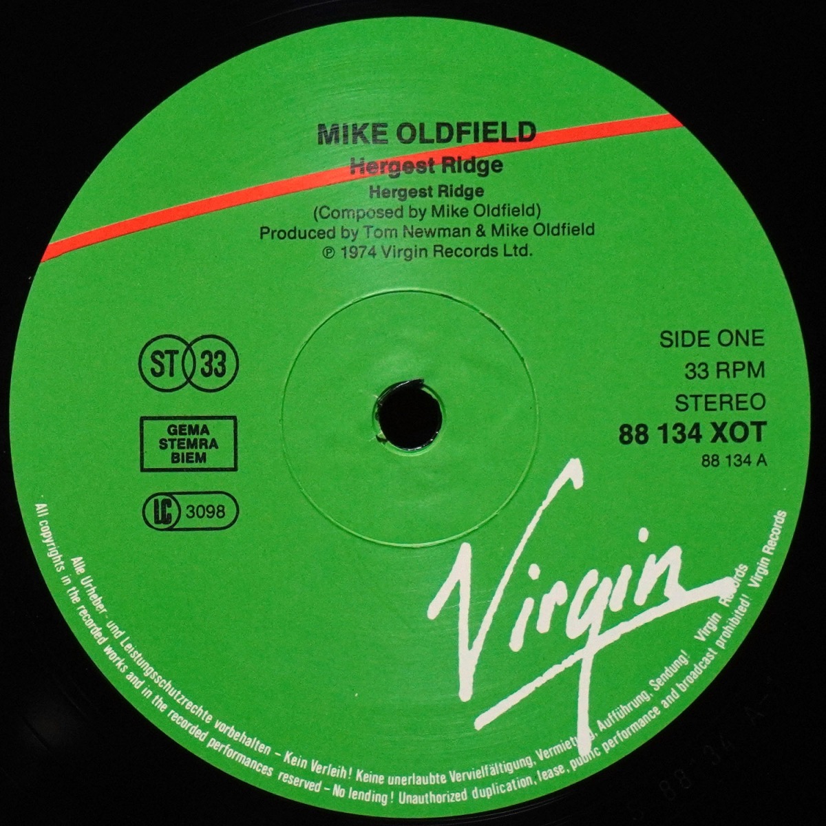 LP Mike Oldfield — Hergest Ridge фото 3