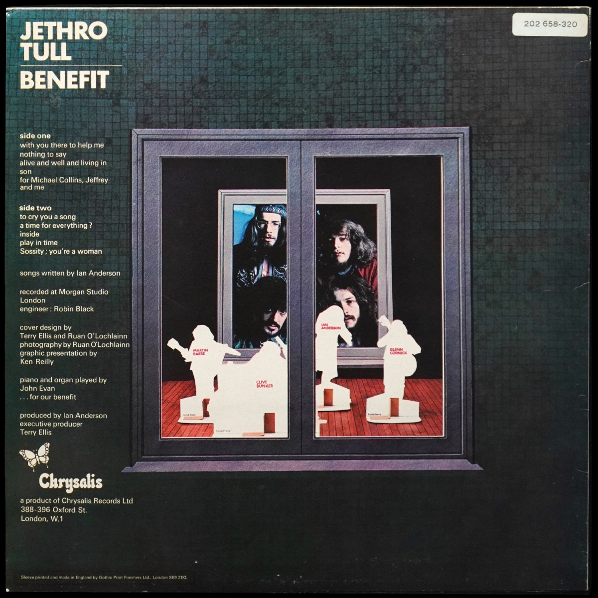 LP Jethro Tull — Benefit фото 2