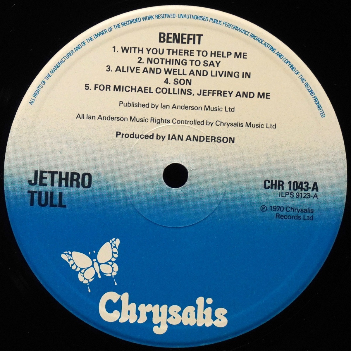 LP Jethro Tull — Benefit фото 3