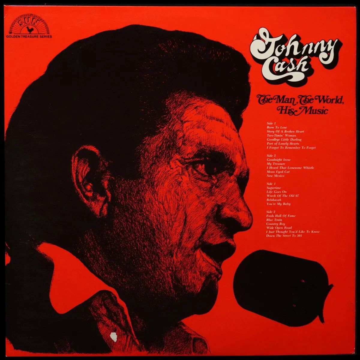 LP Johnny Cash — Man, The World, His Music (2LP) фото