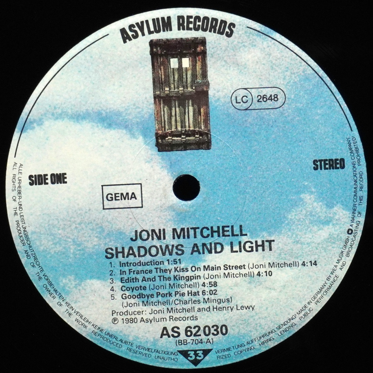 LP Joni Mitchell — Shadows And Light (2LP) фото 3