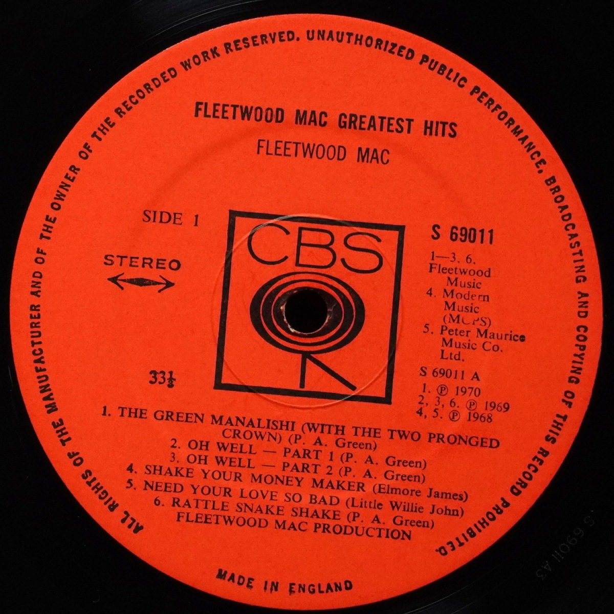 LP Fleetwood Mac — Greatest Hits фото 3