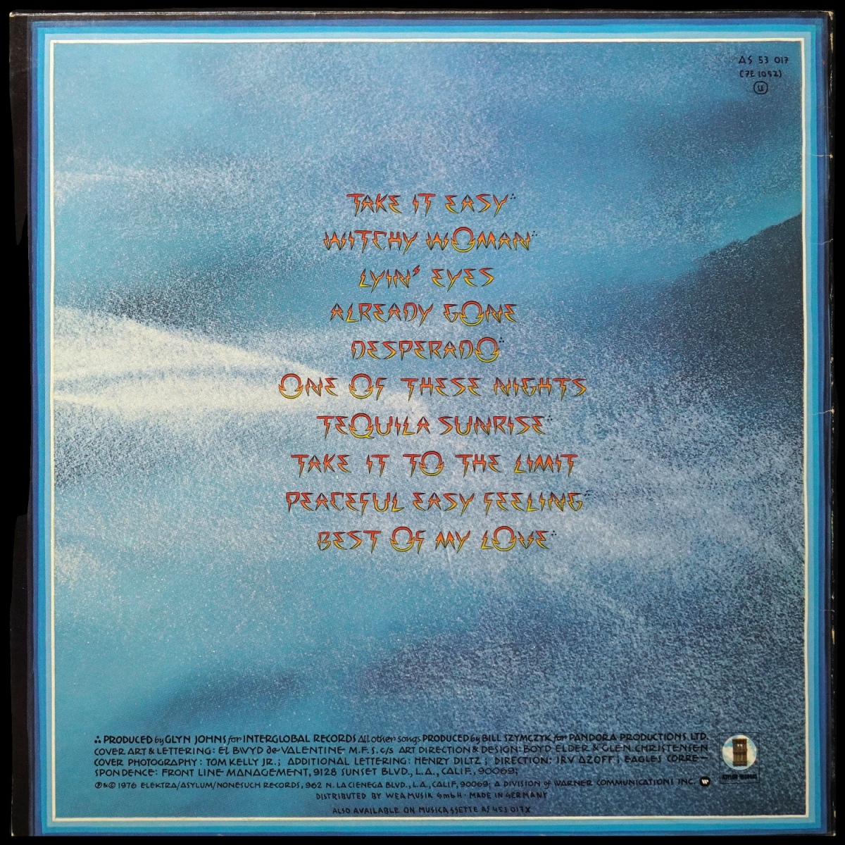 LP Eagles — Their Greatest Hits 1971-1975 фото 2