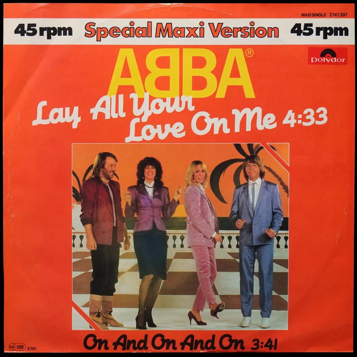 LP Abba — Lay All Your Love On Me (макси сингл) фото