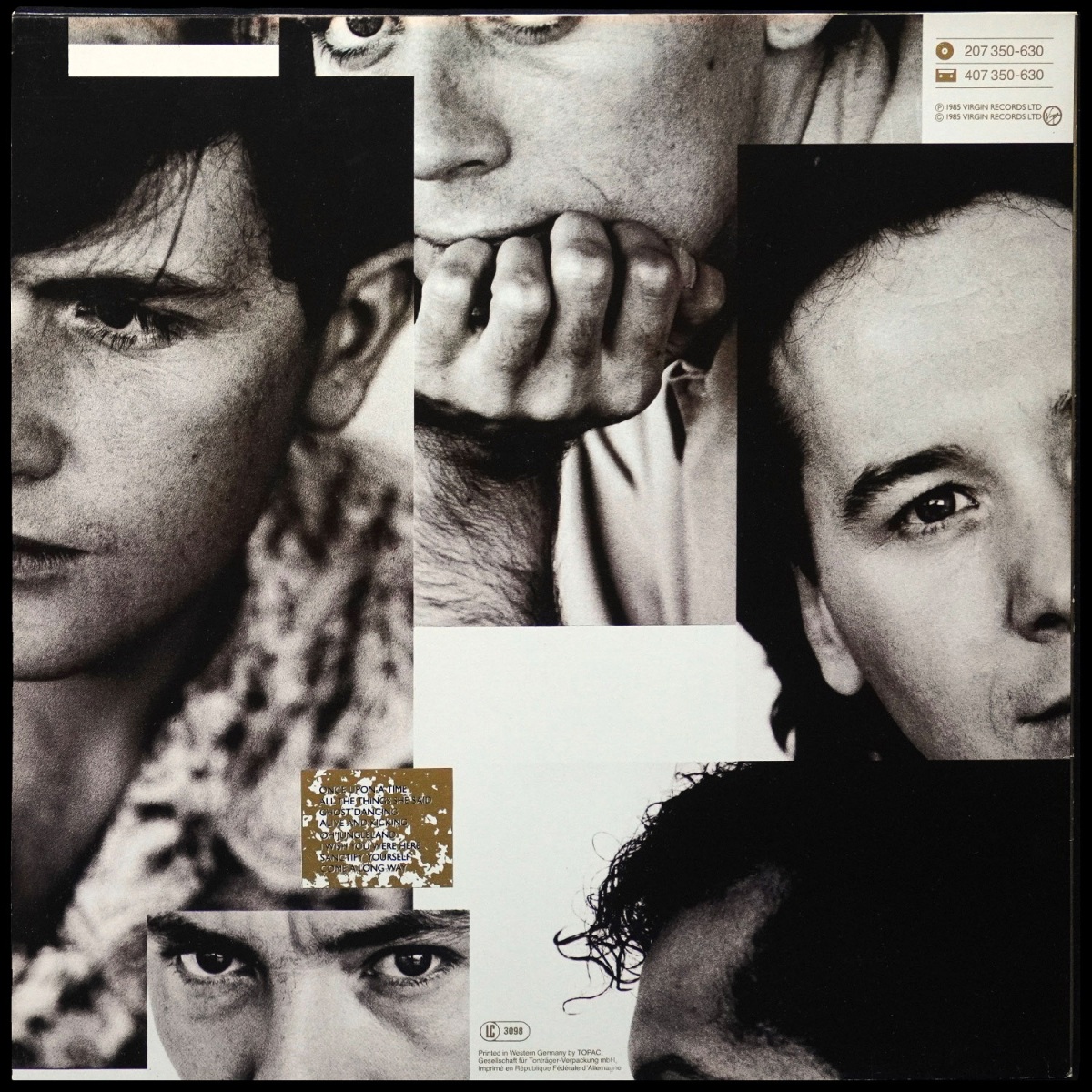 LP Simple Minds — Once Upon A Time фото 2