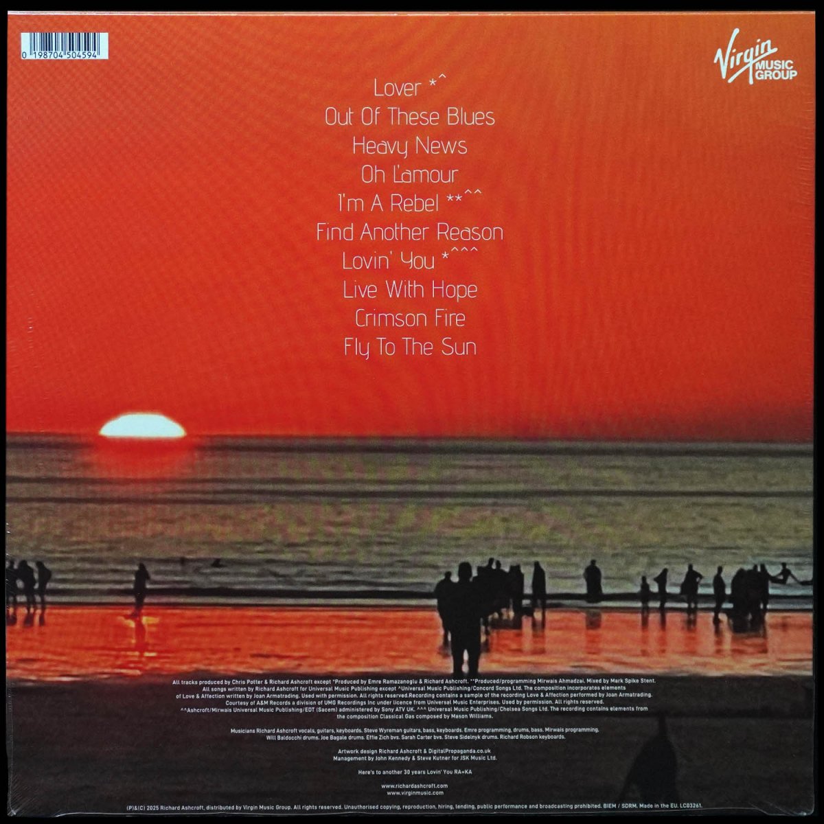 LP Richard Ashcroft — Lovin' You (цветной винил) фото 2