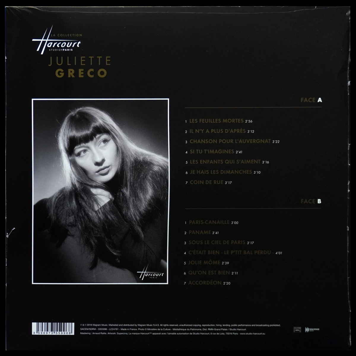 LP Juliette Greco — Juliette Greco (цветной винил) фото 2