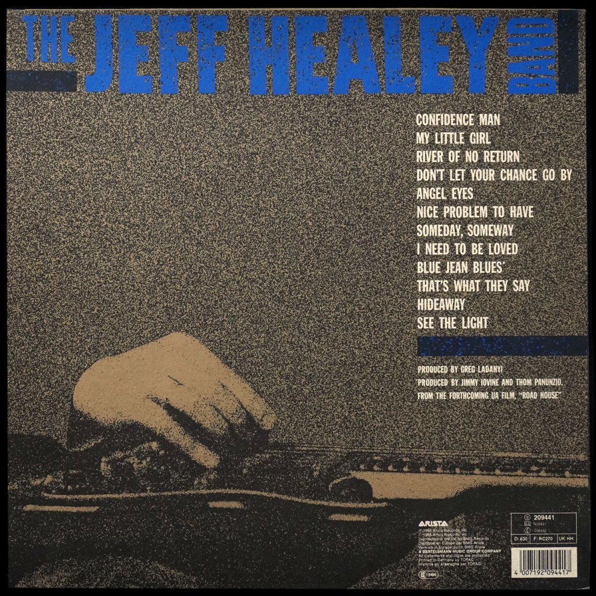 LP Jeff Healey Band — See The Light фото 3