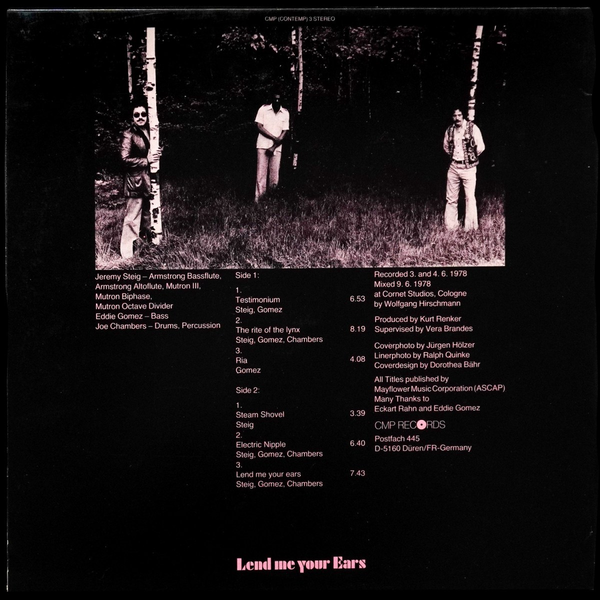 LP Jeremy Steig — Lend Me Your Ears фото 2