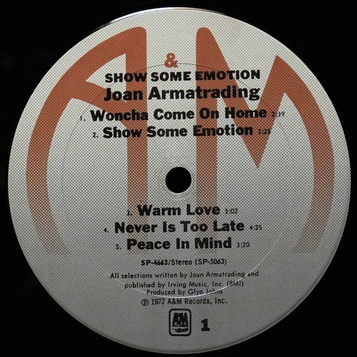 LP Joan Armatrading — Show Some Emotion фото 2