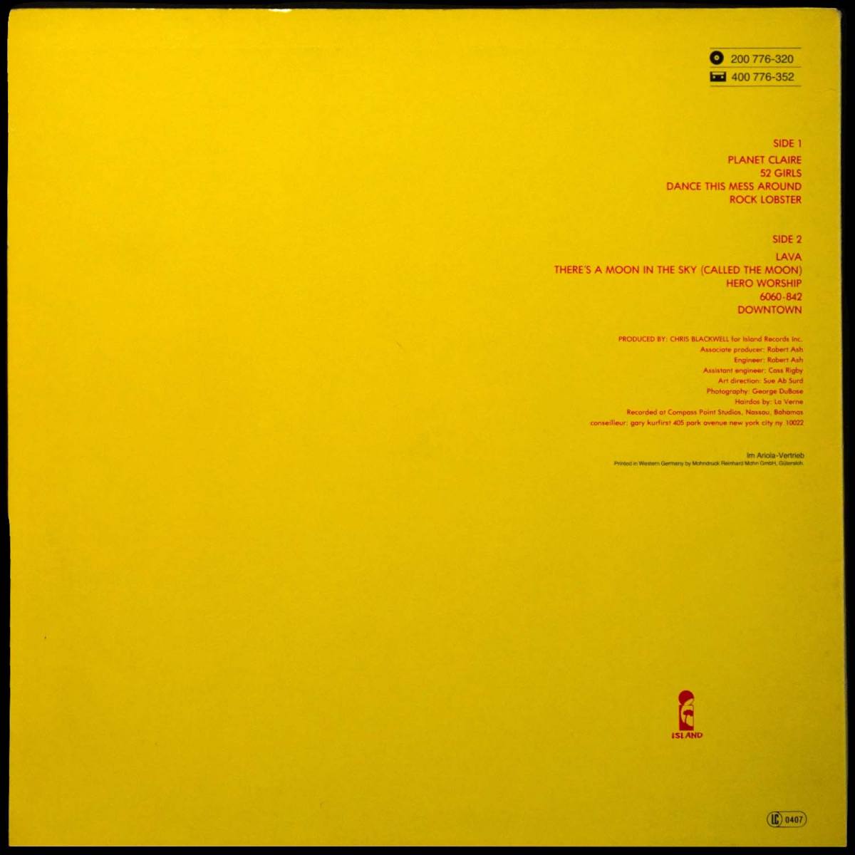 LP B-52's — Play Loud фото 2