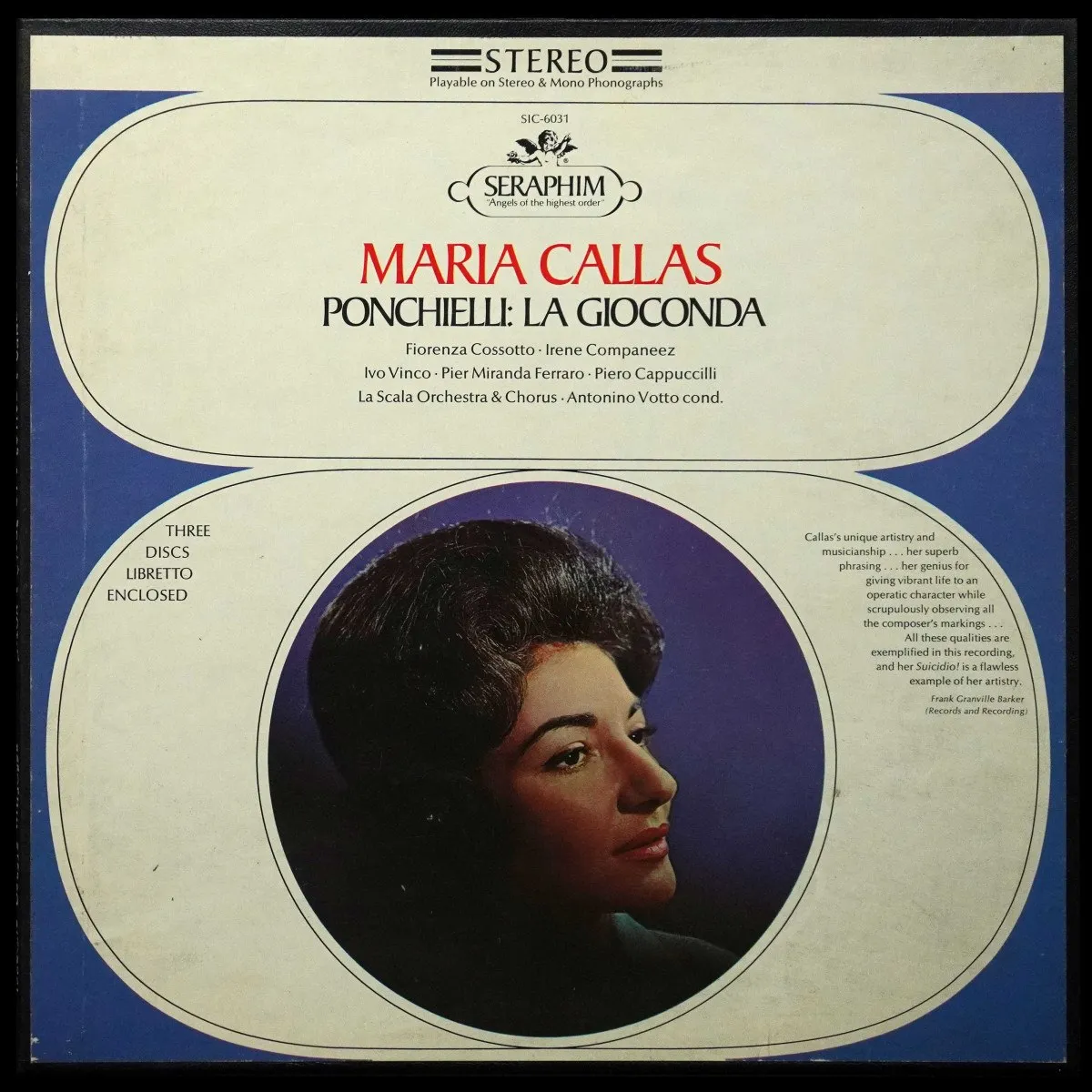 LP Maria Callas — Ponchielli: La Gioconda (3LP, Box Set, + буклет) фото