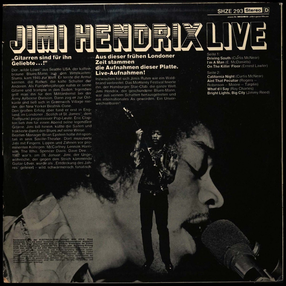 LP Jimi Hendrix — Live фото 2