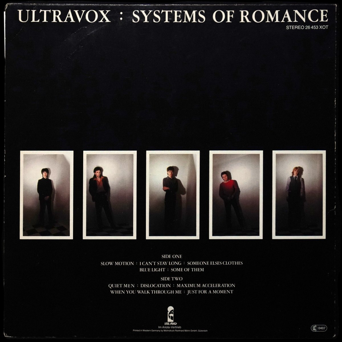 LP Ultravox — Systems Of Romance фото 2