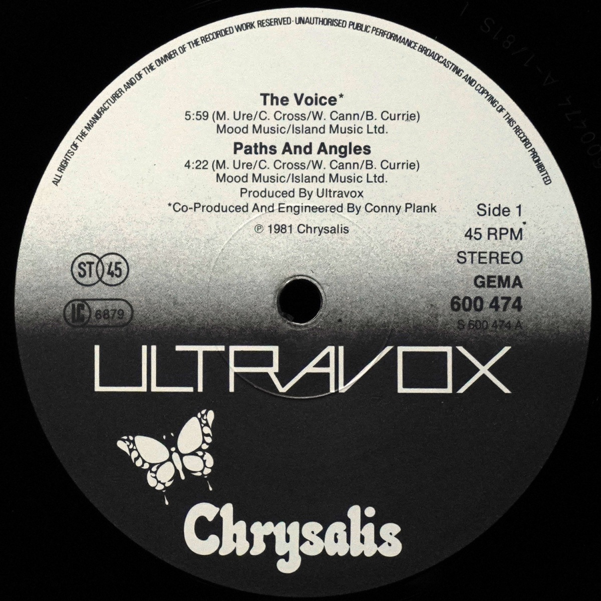 LP Ultravox — Voice (сингл) фото 2