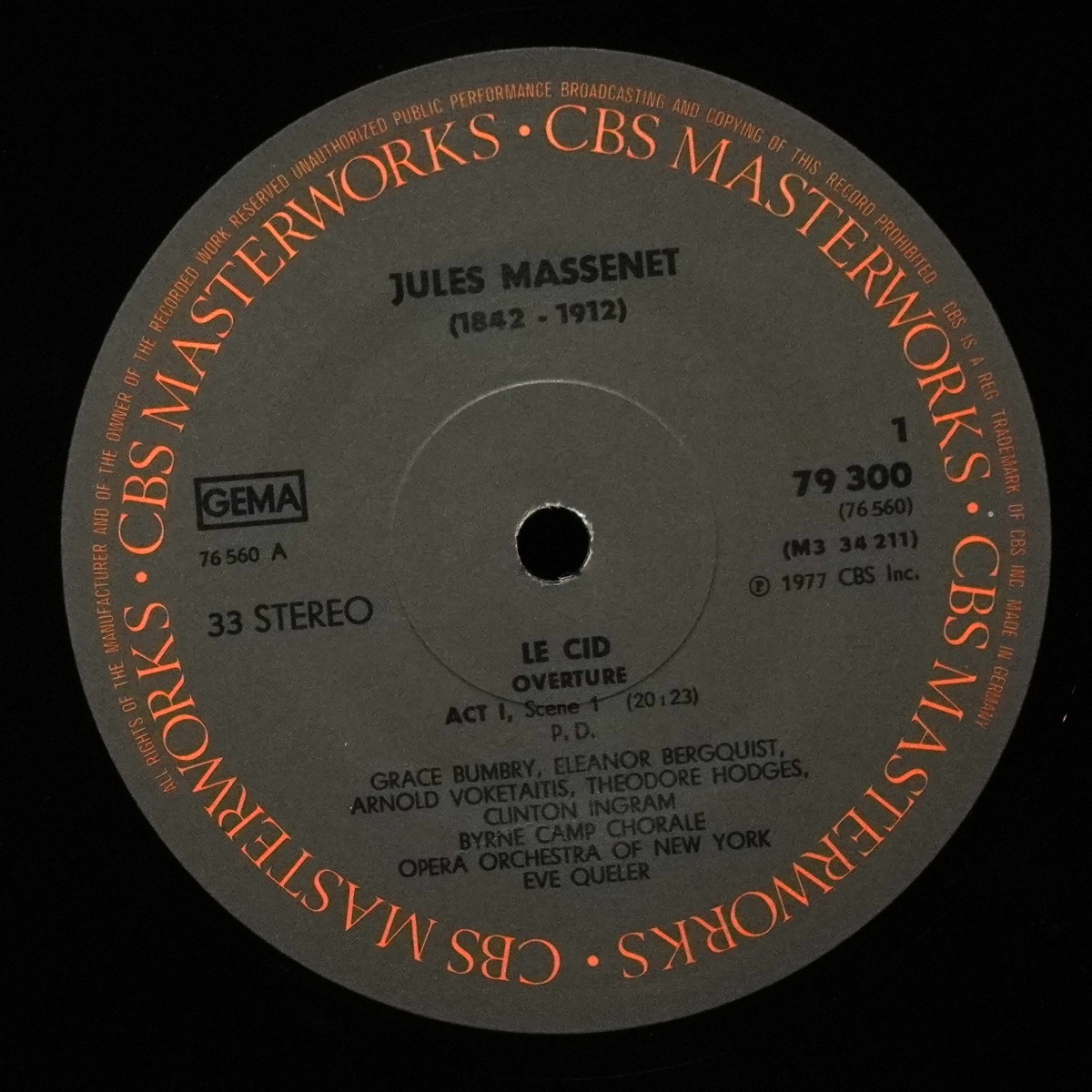 LP Placido Domingo — Massenet: Le Cid (3LP, Box Set, + буклет) фото 3