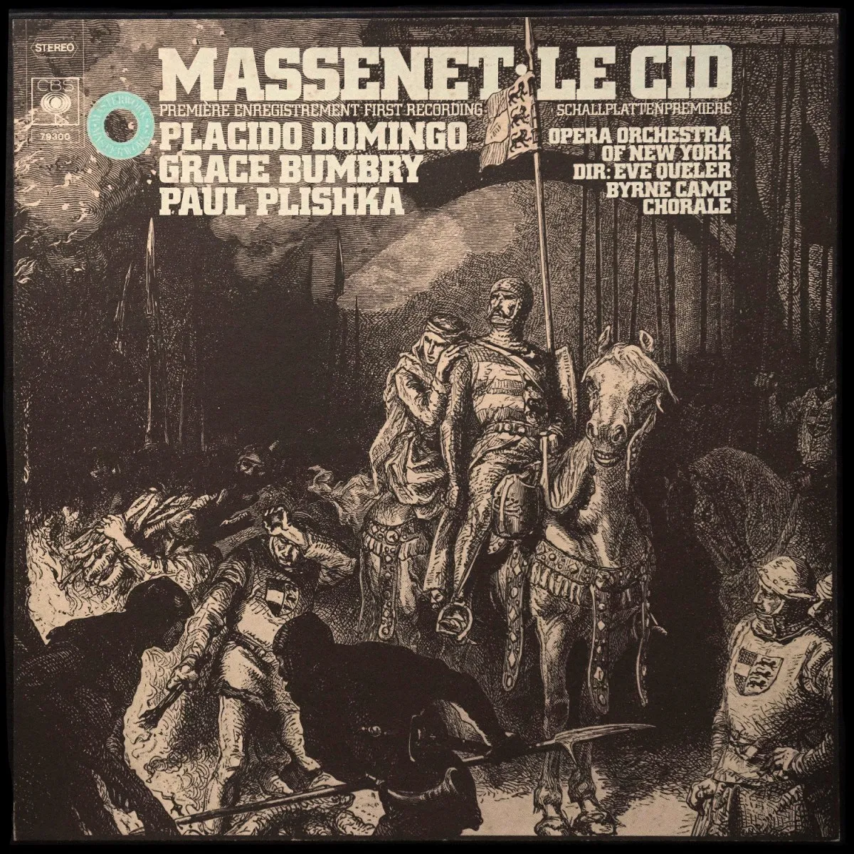 LP Placido Domingo — Massenet: Le Cid (3LP, Box Set, + буклет) фото