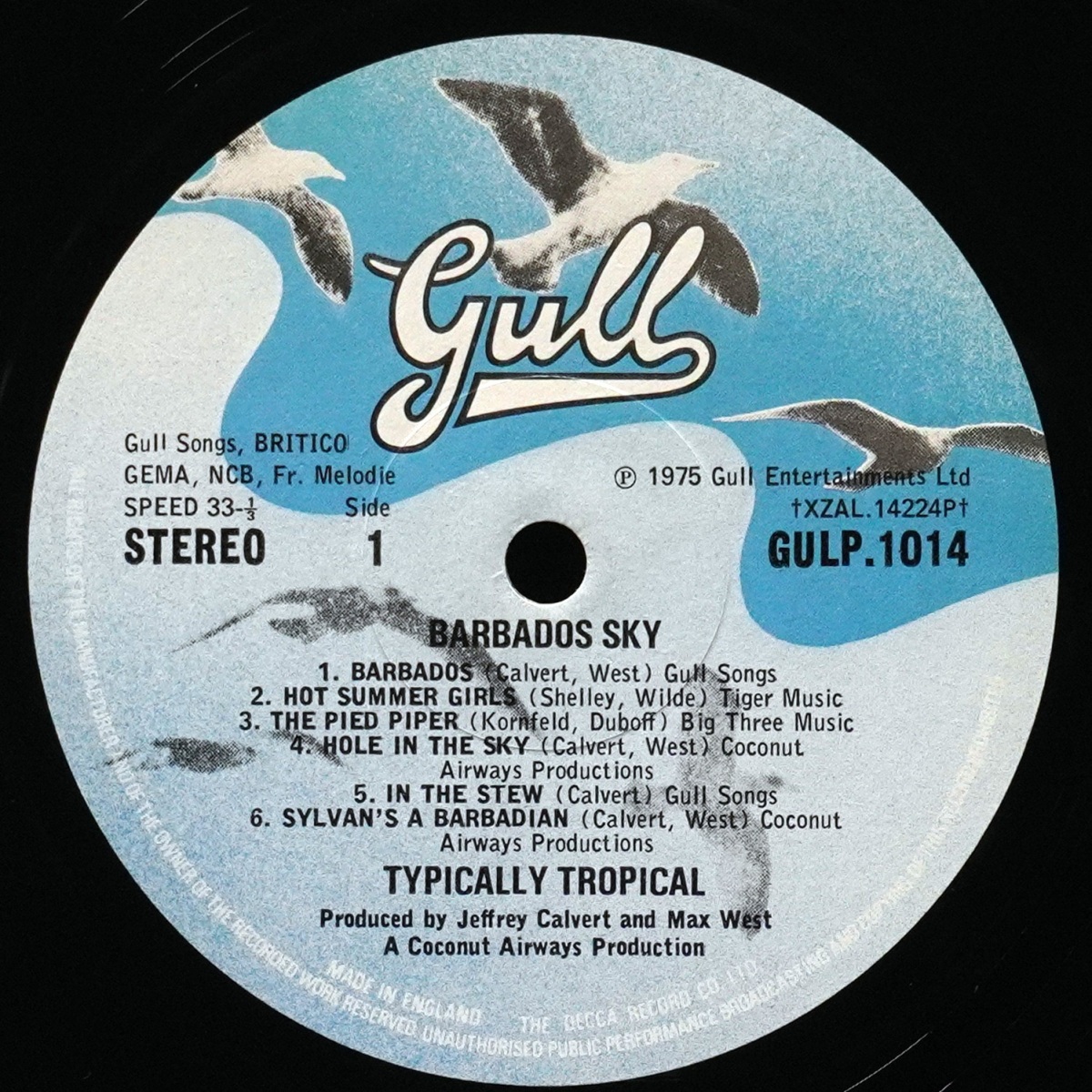 LP Typically Tropical — Barbados Sky фото 2
