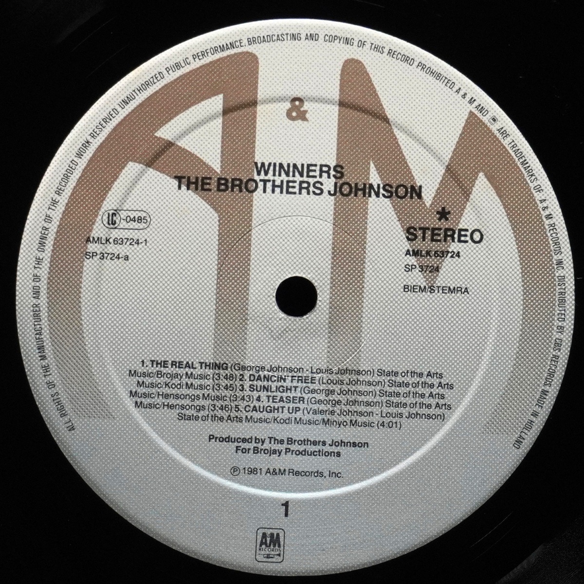 LP Brothers Johnson — Winners фото 2