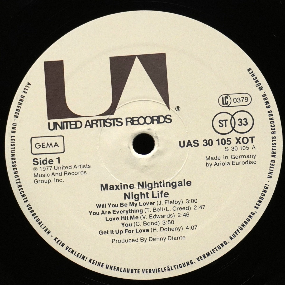 LP Maxine Nightingale — Night Life фото 2