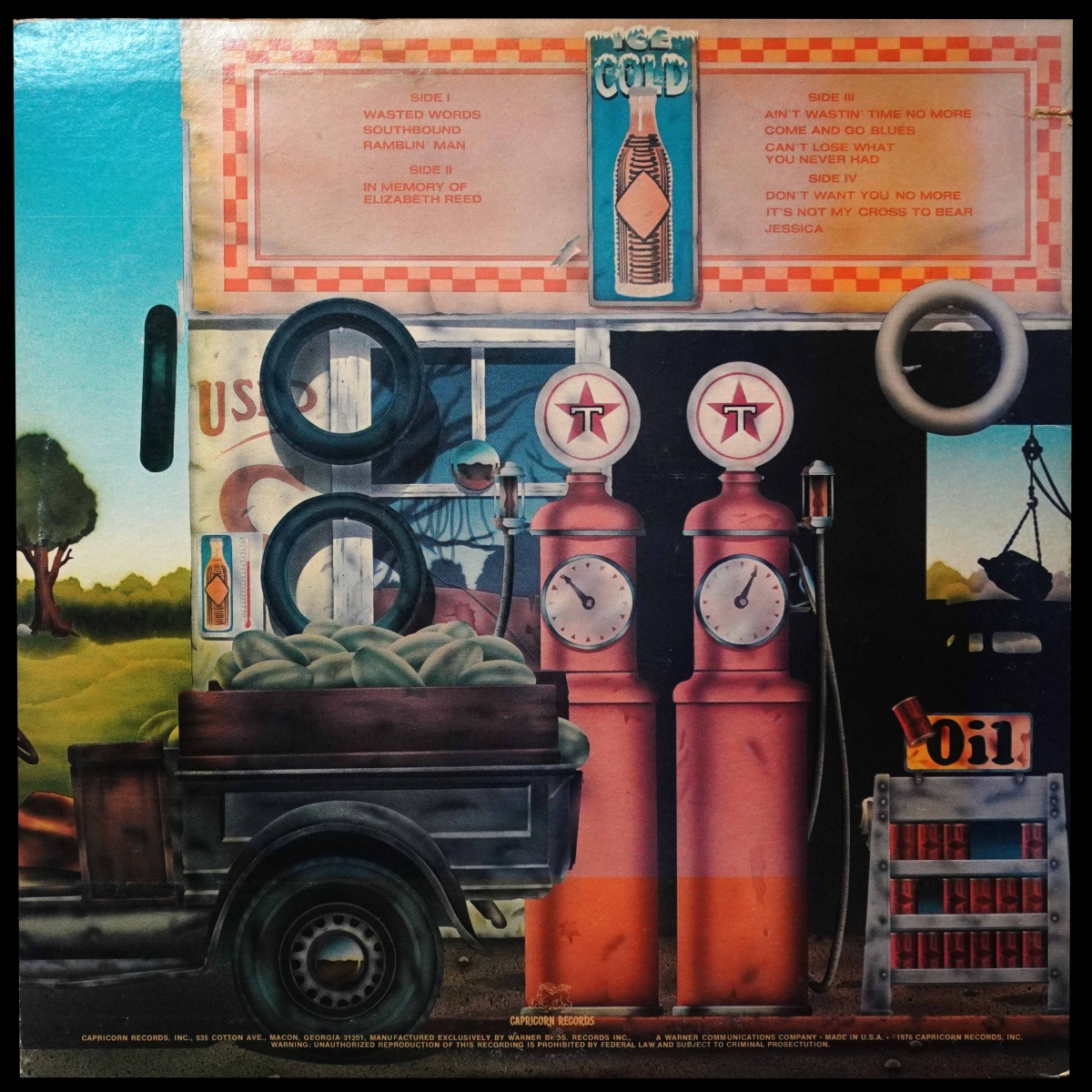 LP Allman Brothers Band — Wipe The Windows, Check The Oil, Dollar Gas (2LP) фото 2