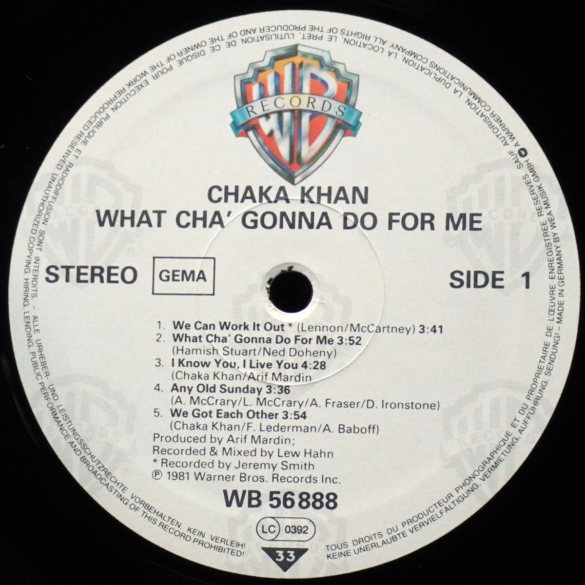LP Chaka Khan — What Cha' Gonna Do For Me фото 3