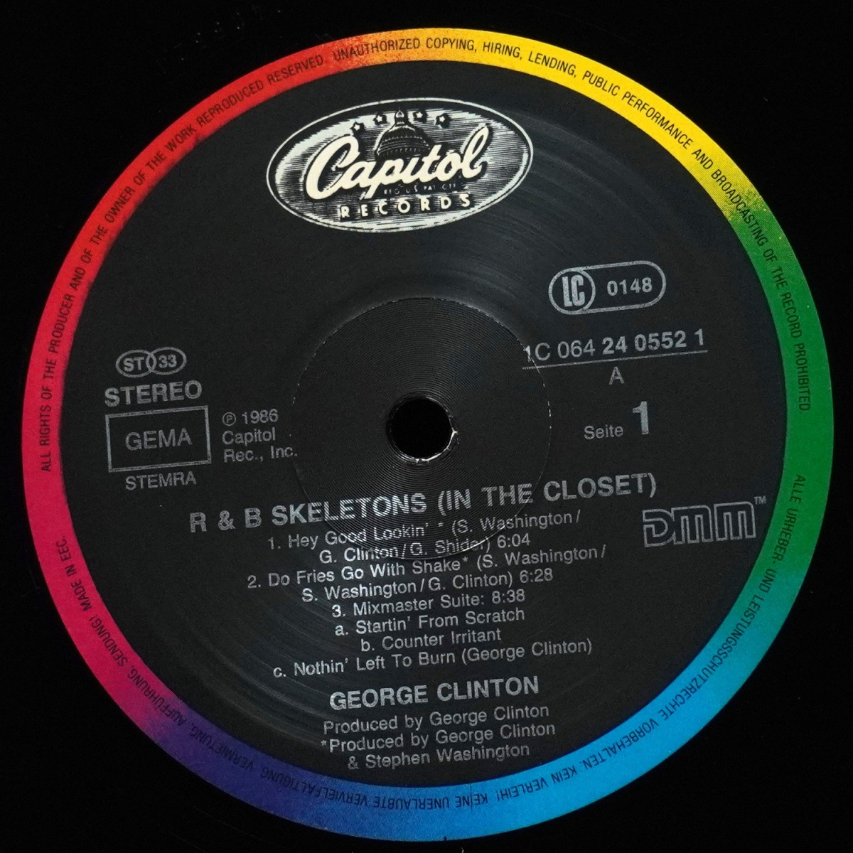 LP George Clinton — R & B Skeletons In The Closet фото 2