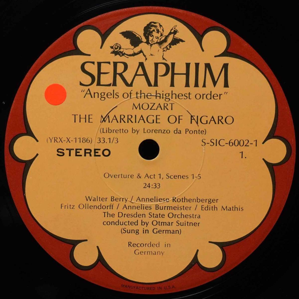LP Otmar Suitner — Mozart: Marriage Of Figaro (Sung In German) (3LP-бокс, + буклет) фото 2
