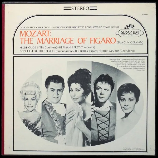 Mozart: Marriage Of Figaro (Sung In German)