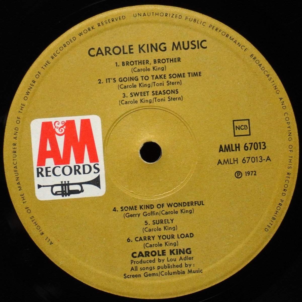 LP Carole King — Music фото 2