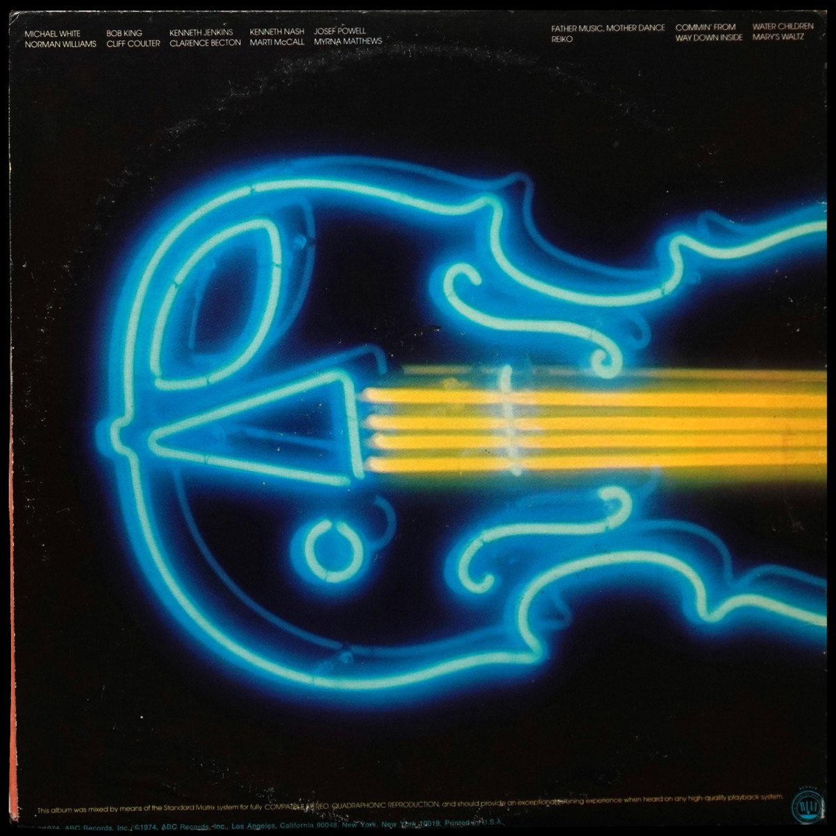 LP Michael White — Father Music, Mother Dance фото 2