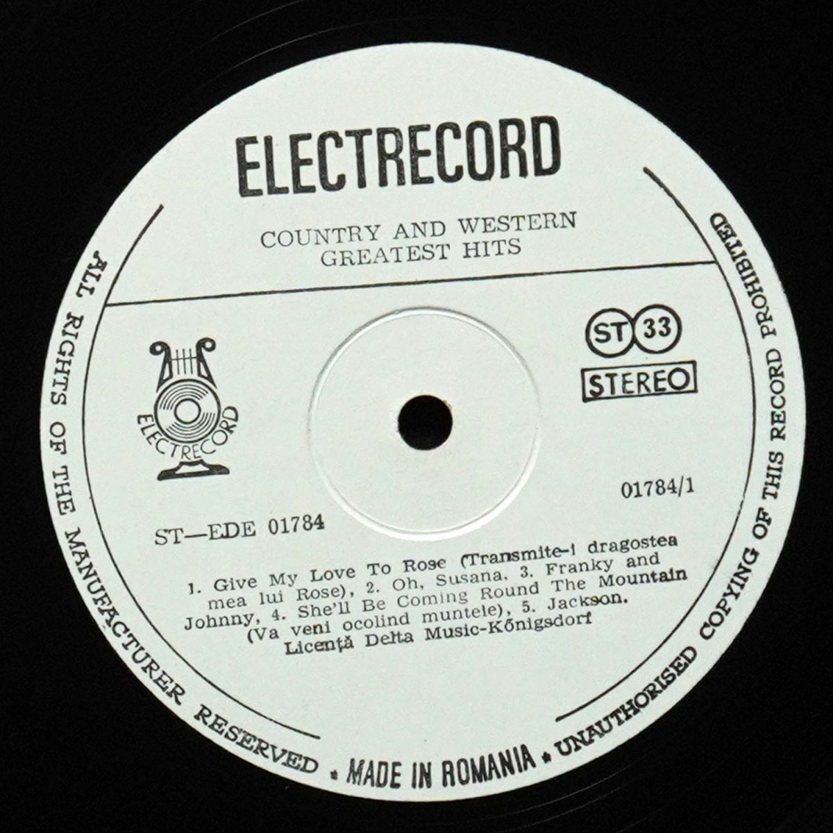 LP V/A — Country & Western Greatest Hits I фото 2